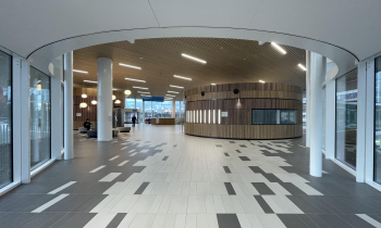 AMC paviljoen doorgang