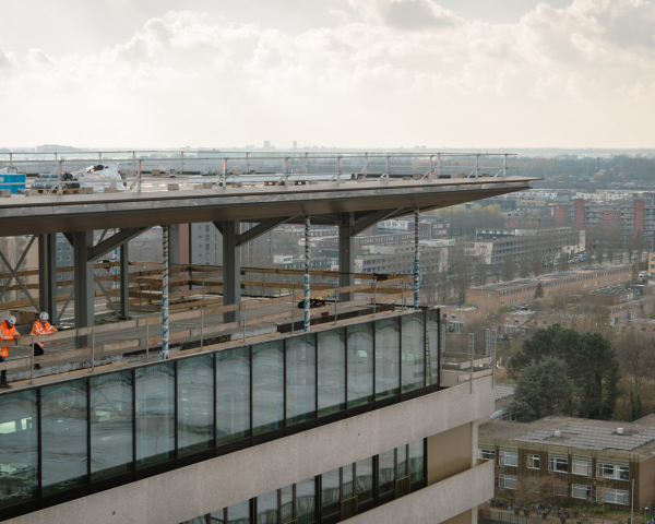 Dakopbouw Slotervaart Centrum voor Zorg Amsterdam